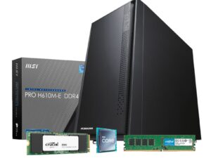 PCBuilder Intel i3-12100 HOME MASTER Windows 11 Desktop PC