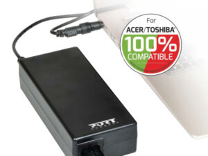 Port Connect 65W Notebook Adapter Acer and Toshiba