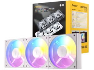 Antec Connect 120 Reverse ARGB PWM Fan 3 Pack – White