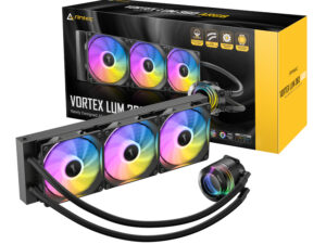 Antec VORTEX LUM 360 ARGB AIO CPU Liquid Cooler - Black