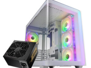 FSP M580 ATX White Gaming Chassis and HV Pro 650W Power Supply Bundle