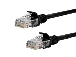 Gizzu Cat6 UTP Fly Lead Ethernet Network Cable 3m – Black