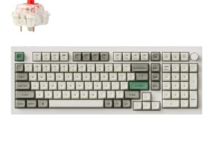 Keychron Q5M-P1 QMK/VIA Wireless Custom Keyboard - Shell White
