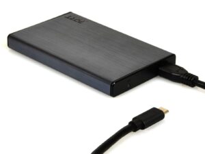 Port Connect 2.5" USB-C External HDD Enclosure Black
