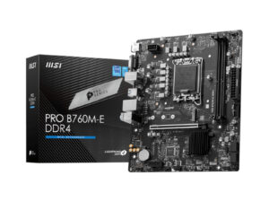 MSI PRO B760M-E DDR4 Intel LGA1700 mATX Motherboard