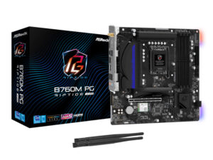 ASRock B760M PG Riptide Wi-Fi Intel LGA1700 Micro-ATX Motherboard