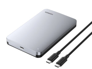 UGreen CM300 2.5 inch USB Type-C Hard Drive Enclosure - Silver