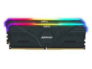 Geil Gemini RGB 32GB KIT(2X16GB) 6000MHz DDR5 Desktop Gaming Memory - Grey