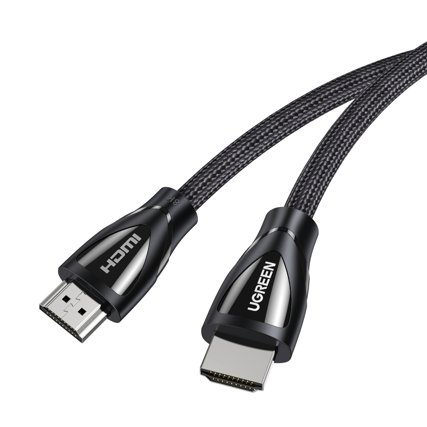 UGreen HDMI 2.1 Male to Male Cable 5M (8K@60Hz | 4K@120Hz) – Black - Image 2