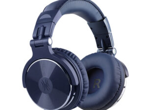 Oneodio Pro 10 Professional Wired Over Ear DJ and Studio Monitoring Headphones - Dark Blue