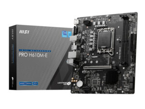 MSI PRO H610M-E Intel LGA1700 DDR5 M-ATX Motherboard