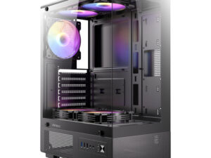 Antec VCX200 RGB Elite ATX Mid-Tower Gaming Chassis - Black