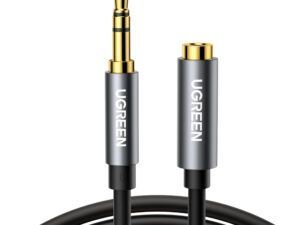 UGREEN AV118 3.5mm AUX Extension Cable 2m – Male to Female –(Black)