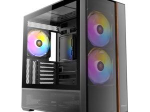 Antec FLUX Rear ARGB ATX Mid Tower Gaming Chassis - Black