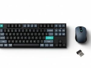 Keychron B33 80% TKL Wireless Keyboard and Mouse Combo – Black/Green