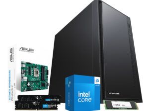 PCBuilder Intel i5-14400 OFFICE Master Windows 11 Desktop PC