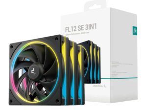 DeepCool FL12 SE 3-in-1 ARGB 120mm Fan Pack - Black