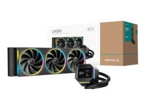 DeepCool LM360 ARGB 360mm AIO CPU Liquid Cooler - Black
