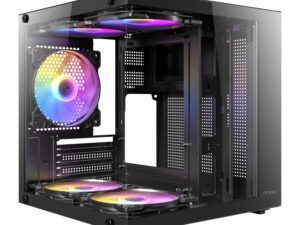 Antec VCX10M ARGB Micro-ATX | ITX Mini-Tower Gaming Chassis - Black