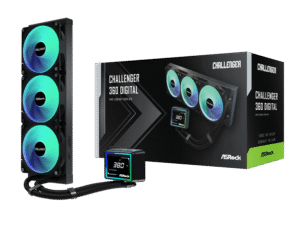 ASRock Challenger 360 Digital AIO Liquid Cooler - Black