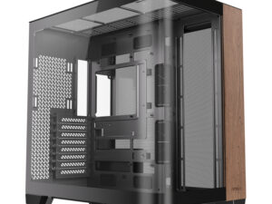 Antec C8 Curved Wood E-ATX | ATX | Micro-ATX | ITX Dual Chamber Gaming Chassis - Black