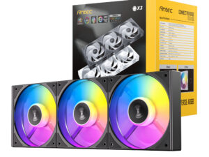 Antec Connect 120 Reverse ARGB PWM Fan 3 Pack - Black
