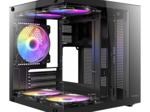 Antec VCX10M ARGB Micro-ATX | ITX Mini-Tower Gaming Chassis - Black