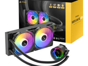 Antec VORTEX LUM 240 ARGB AIO CPU Liquid Cooler – Black