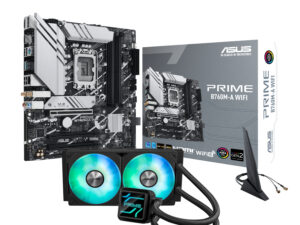Asus PRIME B760M-A WIFI LGA1700 and Asus Prime LC 240 ARGB Liquid CPU Cooler Bundle