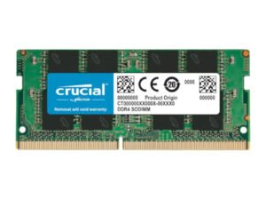 Crucial 8GB 3200MHz DDR4 Single Rank SODIMM Notebook Memory