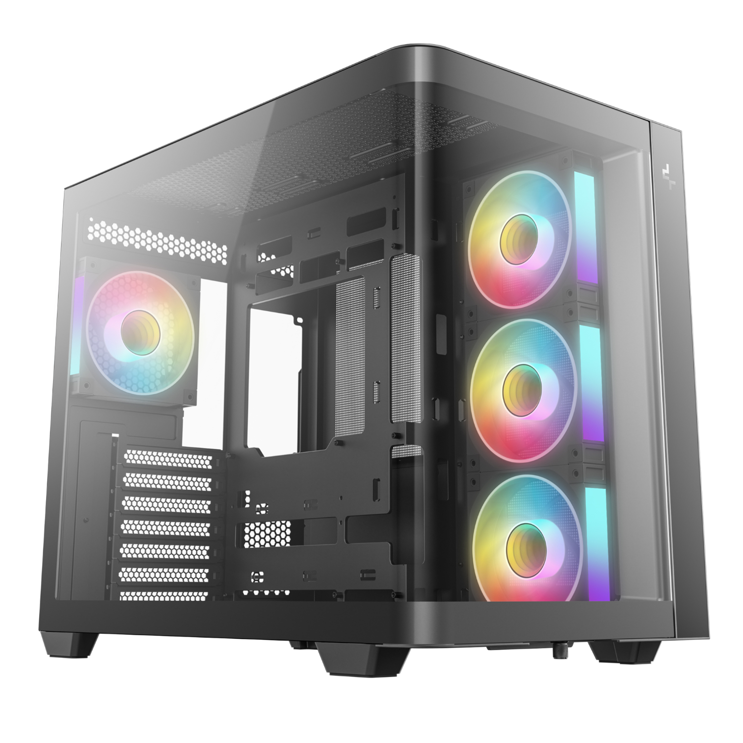 DeepCool CG530U 4F ATX Gaming Chassis - Black - Image 2