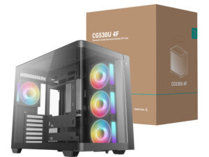 DeepCool CG530U 4F ATX Gaming Chassis - Black