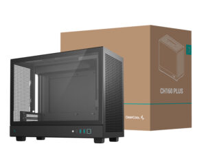DeepCool CH160 PLUS Micro-ATX Chassis - Black