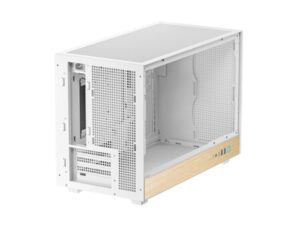 DeepCool CH260 Wood mATX Gaming Chassis White