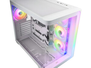 FSP M580 ARGB ATX Mid Tower Gaming Chassis - White