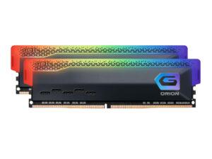 Geil Orion RGB 16GB KIT(2X8GB) 3600MHz DDR4 Desktop Gaming Memory - Grey