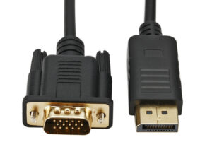 Gizzu 1080P DisplayPort to VGA Cable 1.8m Poly