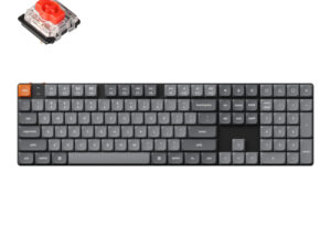 Keychron K5 Max QMK/VIA Full-sized Wireless Custom Mechanical Keyboard | RED Switches