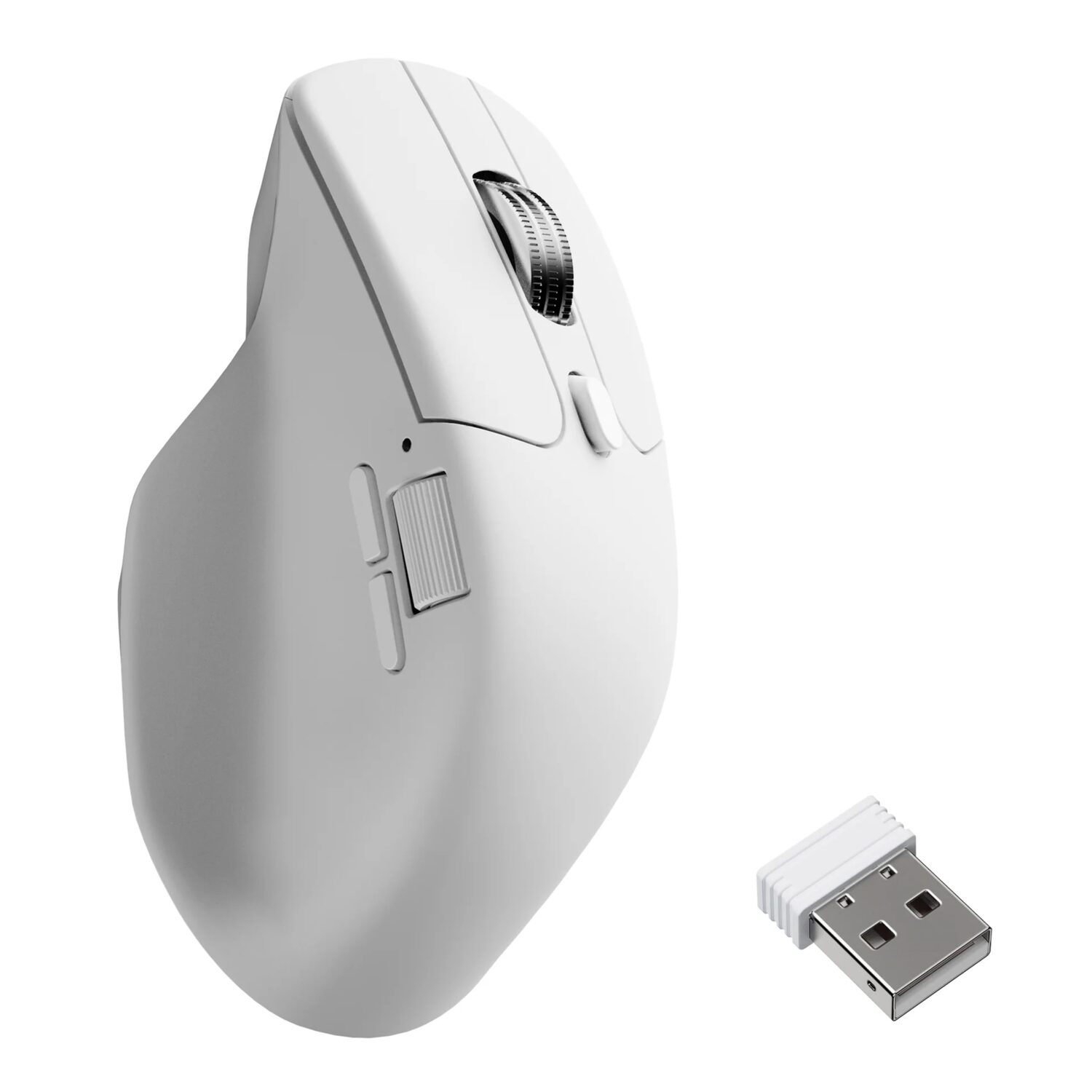 Keychron M6S-A24 PixArt 3950 8K 30000DPI Wireless Mouse (BT/2.4GHz/Wired) - White - Image 2
