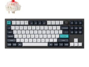 Keychron Q3 Max 80% Full Assembled Knob Red Switch Hot-Swap Gateron Jupiter RGB Wireless Keyboard - Black