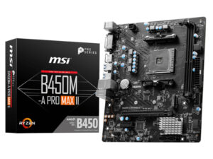 MSI B450M-APRO MAX II AMD AM4 MATX Gaming Motherboard