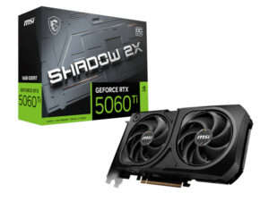 MSI GeForce RTX 5060 Ti SHADOW 2X OC PLUS GDDR7 16GB Graphics Card