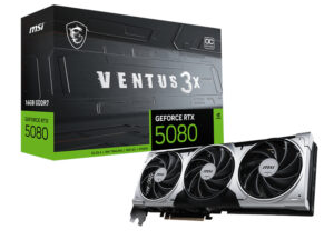 MSI GeForce RTX 5080 16G VENTUS 3X OC PLUS Graphics Card