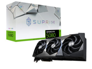 MSI GeForce RTX 5080 SUPRIM SOC 16G Graphics Card