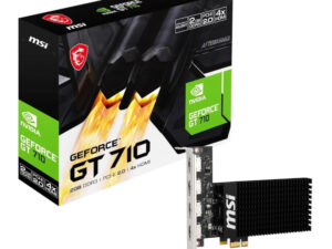 MSI Nvidia GeForce GT 710 2GD3H 2GB 64-BIT 4x HDMI Graphics Card