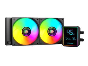 PCBuilder BLIZZARD FROST 240mm AIO ARGB Liquid CPU Cooler - Black