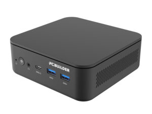 PCBuilder CUBE Intel Core 3-100U 16GB DDR5 512GB Windows 11 Pro Mini PC