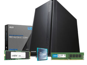 PCBuilder Intel i3-12100 OFFICE MASTER Core Windows 11 Pro Desktop PC