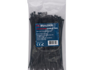 PCBuilder LOCKDOWN 150mm Cable Ties (100 pcs) - Black
