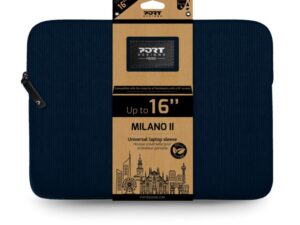 PORT MILANO II ECO laptop sleeve 16" Navy Blue